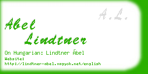 abel lindtner business card